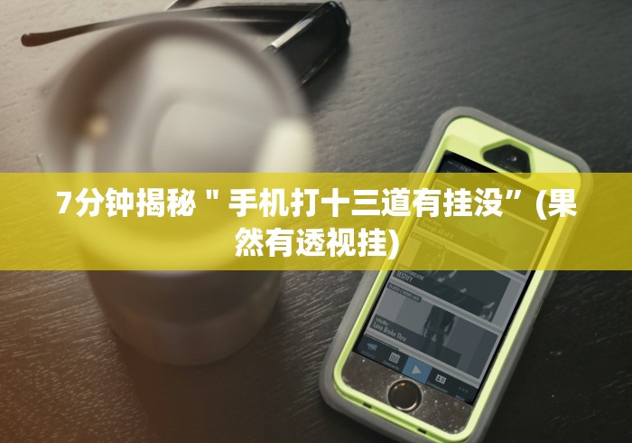 7分钟揭秘＂手机打十三道有挂没”(果然有透视挂)